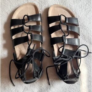NWOT Loeffler Randall Pascal Gladiator Strappy Leather Sandals Size 9